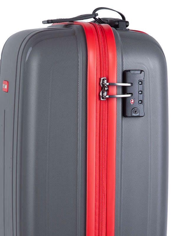 Cellini Qwest 4 Wheel Carry On Trolley -Grey