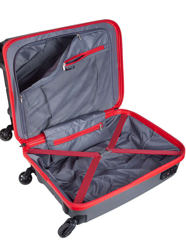 Cellini Qwest 4 Wheel Carry On Trolley -Grey