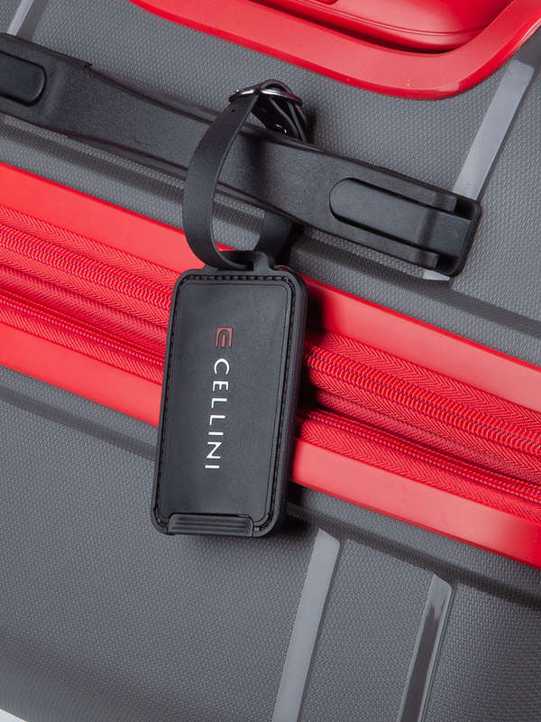 Cellini Qwest Medium 4 Wheel Trolley Case -Grey