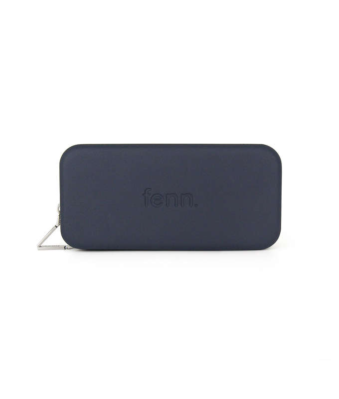 FENN WALLET NAVY  silver zip