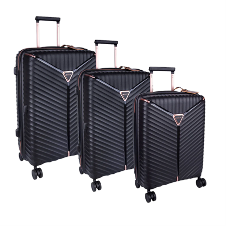 Cellini Allure Hardshell 3 Piece Set -Black