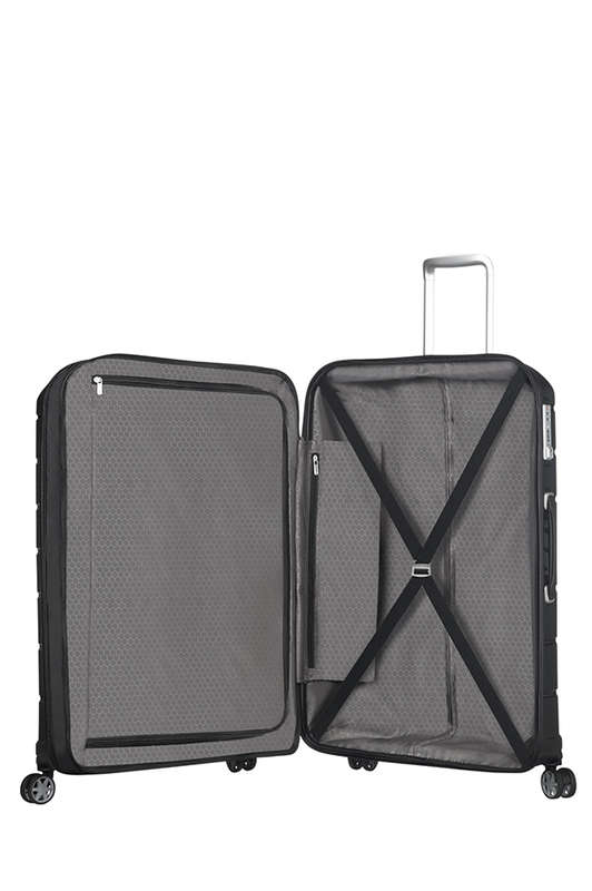 SAMSONITE FLUX SPINNER EXPANDABLE 68CM -BLACK