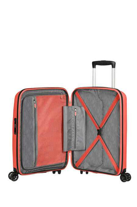 American Tourister Bon Air Dlx Spinner TSA 55cm -flash coral