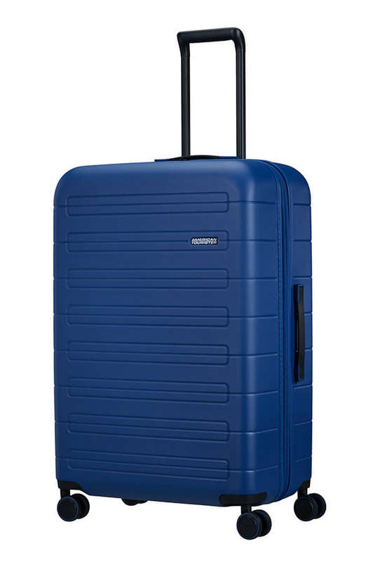 American Tourister Novastream Spinner TSA Expandable 77cm-Navy Blue