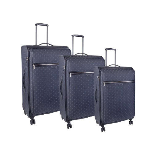 Polo Signature Luggage 3 Piece Travel Set -black