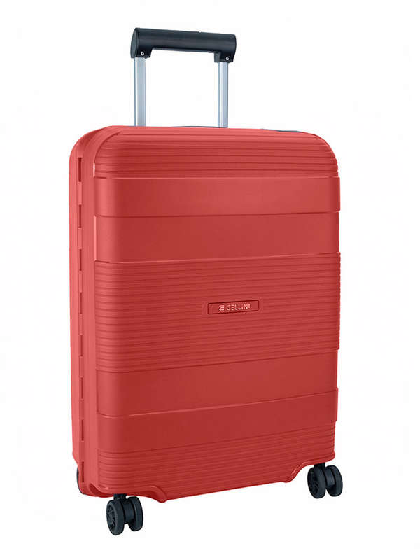 Cellini Safetech 4 Wheel Carry On Trolley -Orange