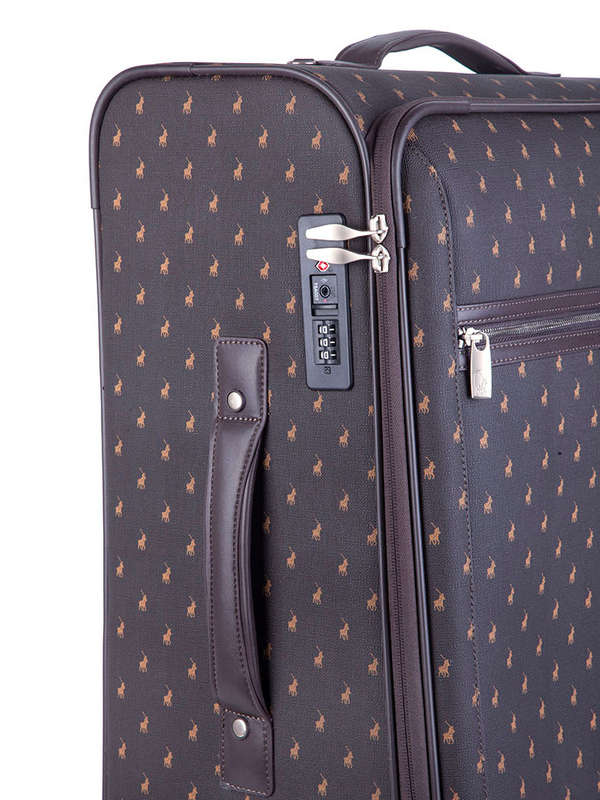 Polo Signature Luggage 3 Piece Travel Set -brown