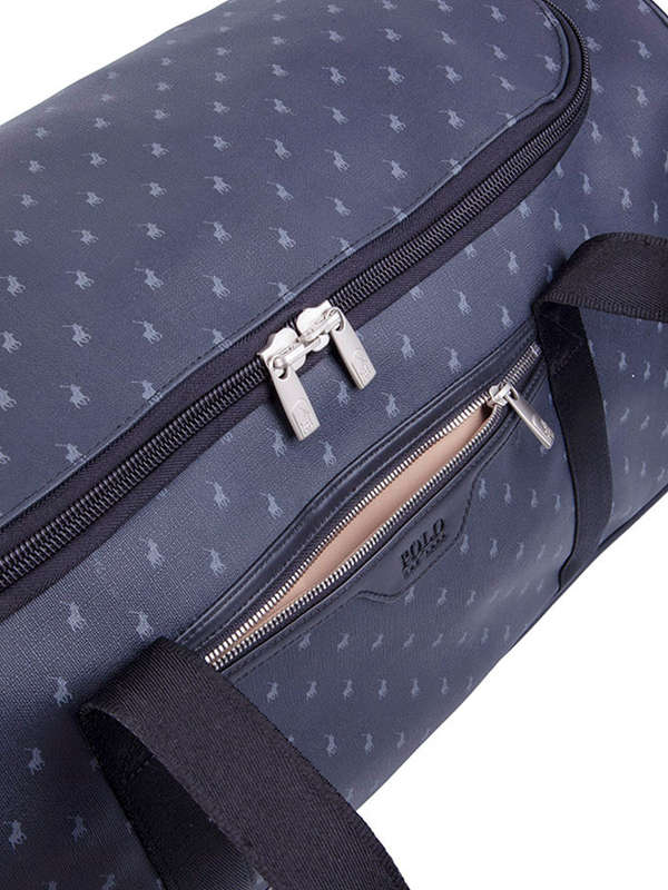 Polo Signature Luggage Medium Trolley Duffel -Black