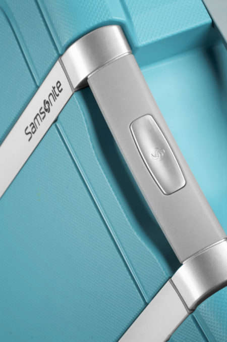 SAMSONITE SCURE SPINNER 75CM -AQUA BLUE