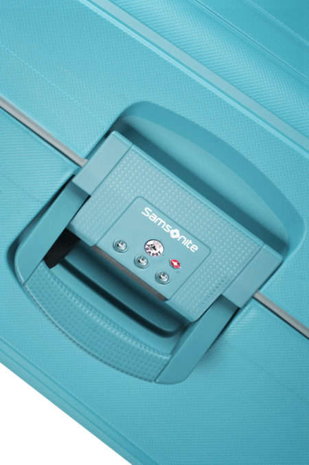 SAMSONITE SCURE SPINNER 75CM -AQUA BLUE