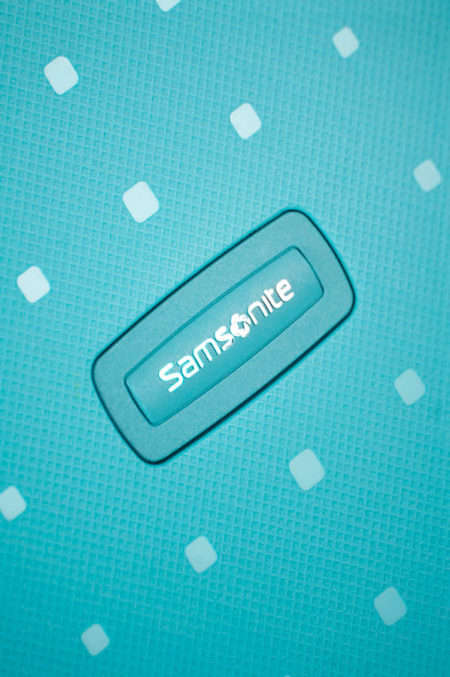 SAMSONITE SCURE SPINNER 55CM -AQUA BLUE