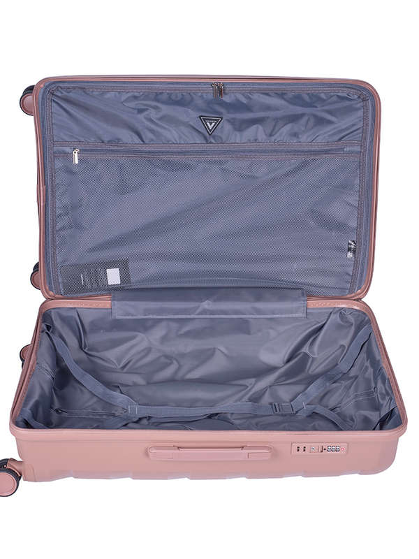 Voyager Pacific Large 4 Wheel Trolley Case -pink