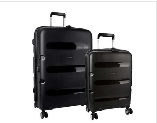 Cellini Cruze 2 Piece Large Travel Set - Black