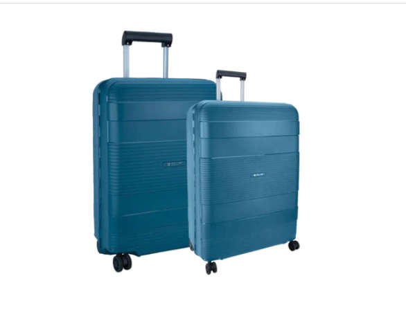 Cellini Safetech 2 Piece Set Large Luggage Set -blue