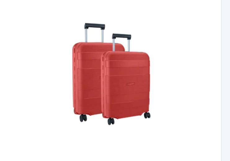Cellini Safetech 2 Piece Set Medium Luggage Set -orange