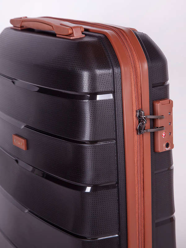 Cellini Spinn Set of 3 + Beauty Case Black/Tan