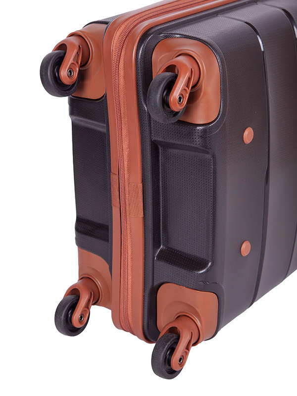 Cellini Spinn Set of 3 + Beauty Case Black/Tan