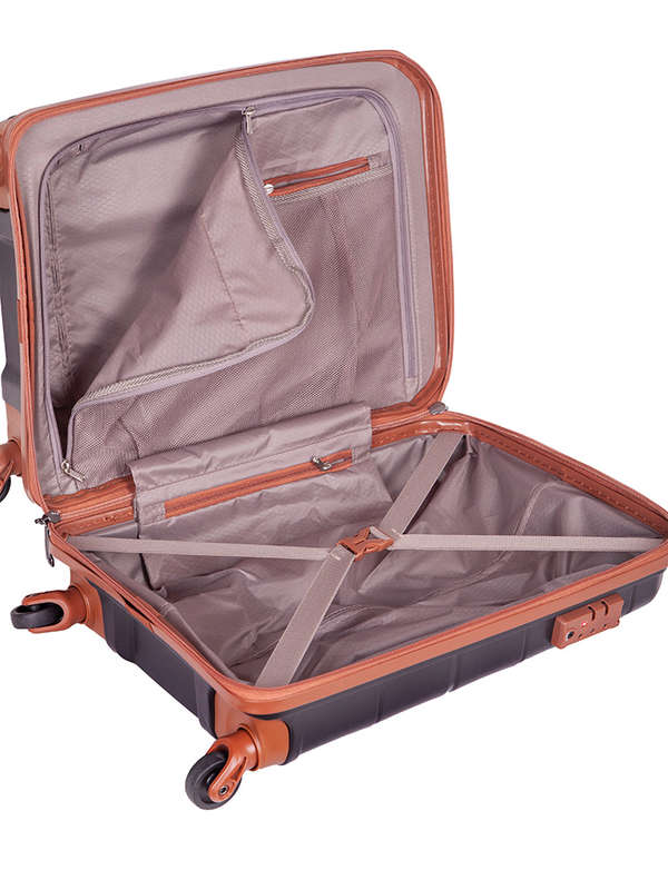 Cellini Spinn Set of 3 + Beauty Case Black/Tan
