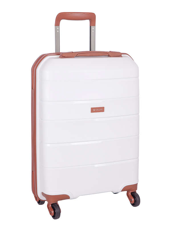 Cellini Spinn Set of 3 + Beauty Case White/Tan