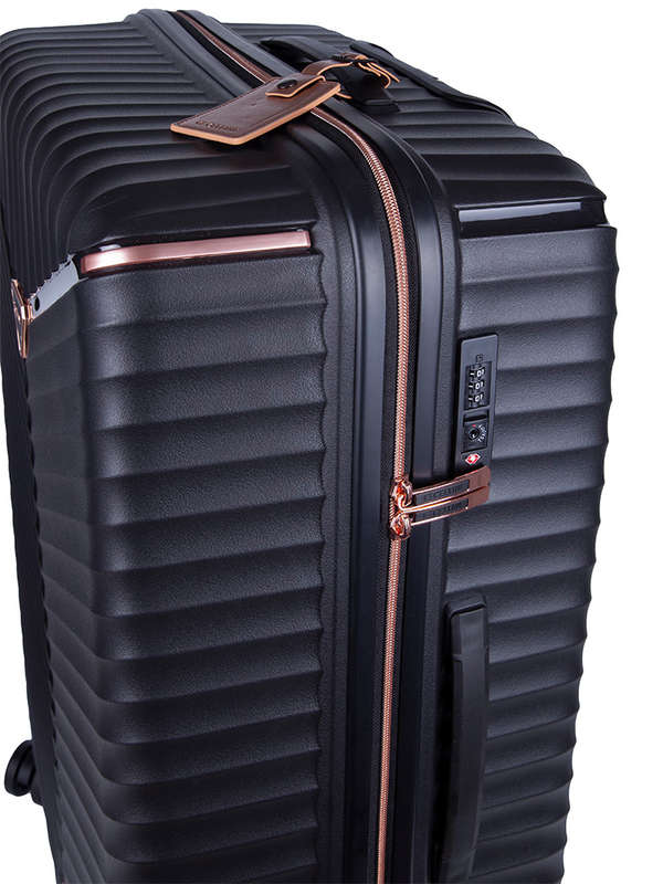 Cellini Allure Hardcase Large Travel Set -Black