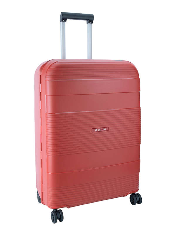 Cellini Safetech 2 Piece Set Medium Luggage Set -orange