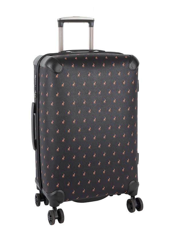 Polo Double pack 2-piece large luggage set -black
