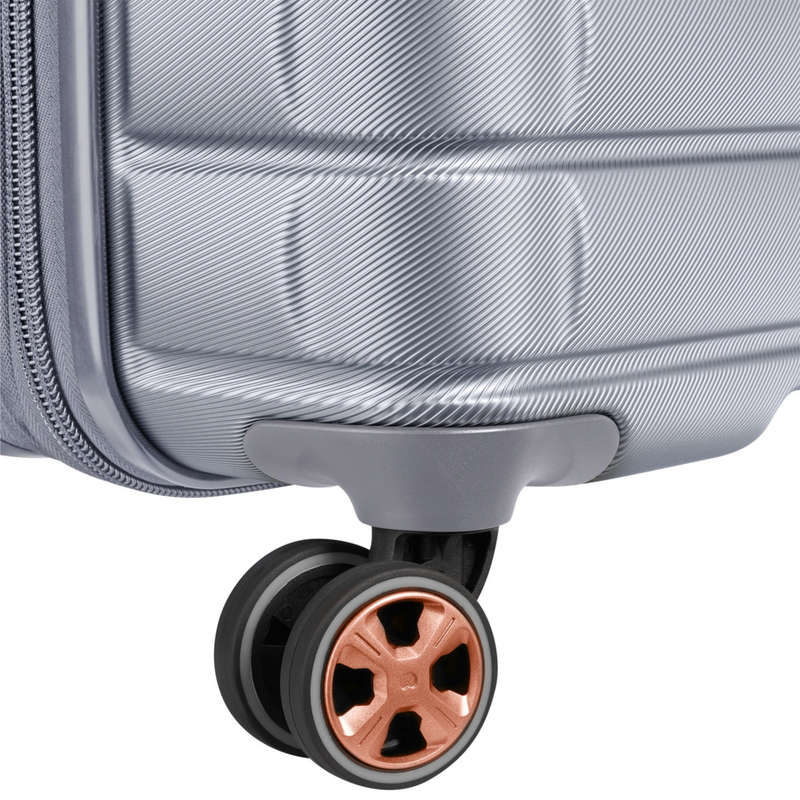 DELSEY SHADOW 5.0 70CM 4DW TROLLEY CASE -SILVER