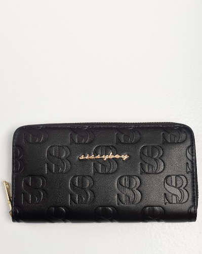 Sissy Boy Revolve Purse Embossed Purse -Black