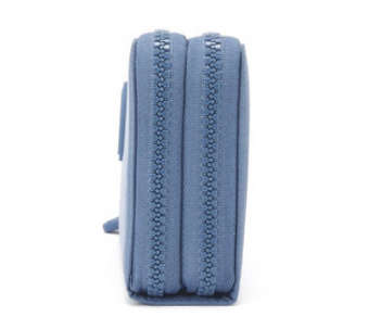 Free Spirit -Crinkle Collection: Double Zip Purse - Ocean