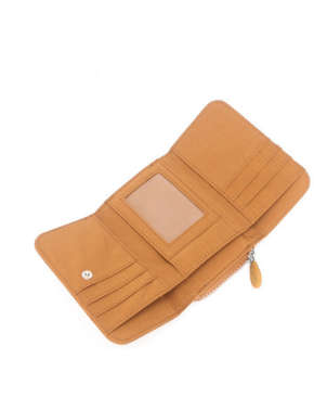 Free Spirit -Crinkle Collection: Small Zip Flap Purse - Ocean