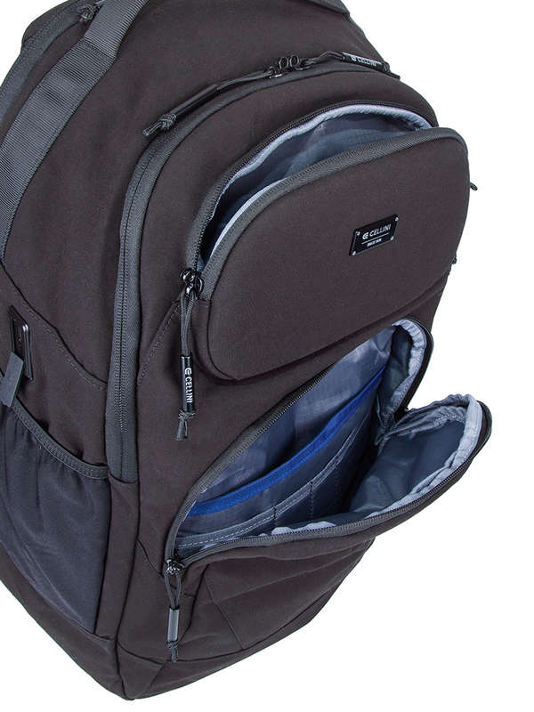Cellini Explorer Pro Large Business Backpack with Shockproof Pocket -Black