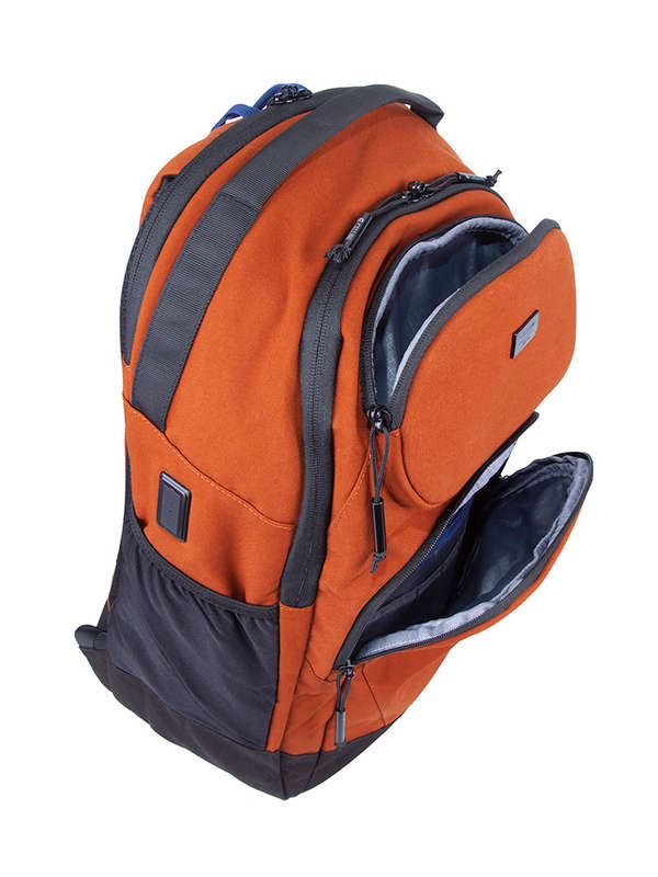Cellini Explorer Pro Large Business Backpack with Shockproof Pocket -Rust