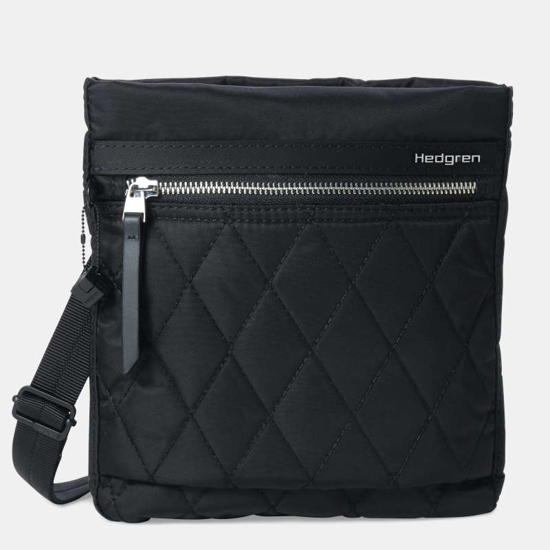 Hedgren LEONCE Crossover -Quilted Black