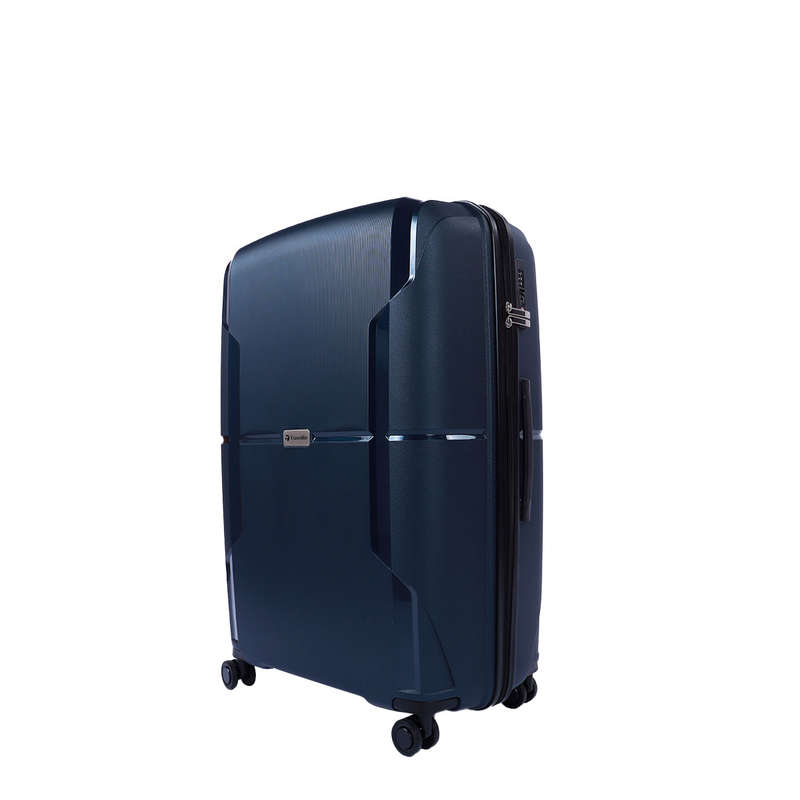 TRAVELITE SANTIAGO 66CM TROLLEY CASE -NAVY