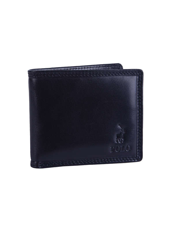 Polo Kenya Billfold with Coin Section -black