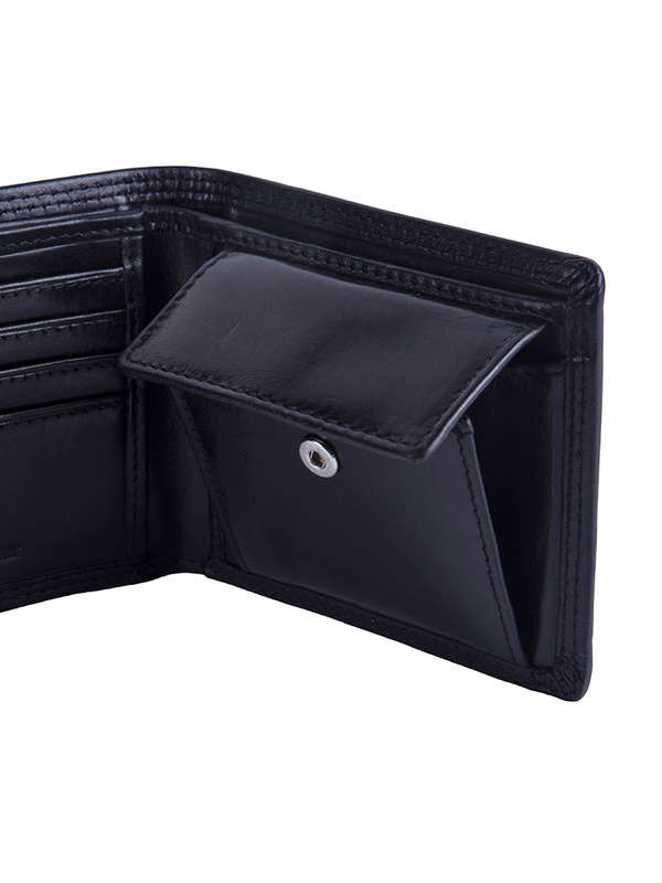 Polo Kenya Billfold with Coin Section -black