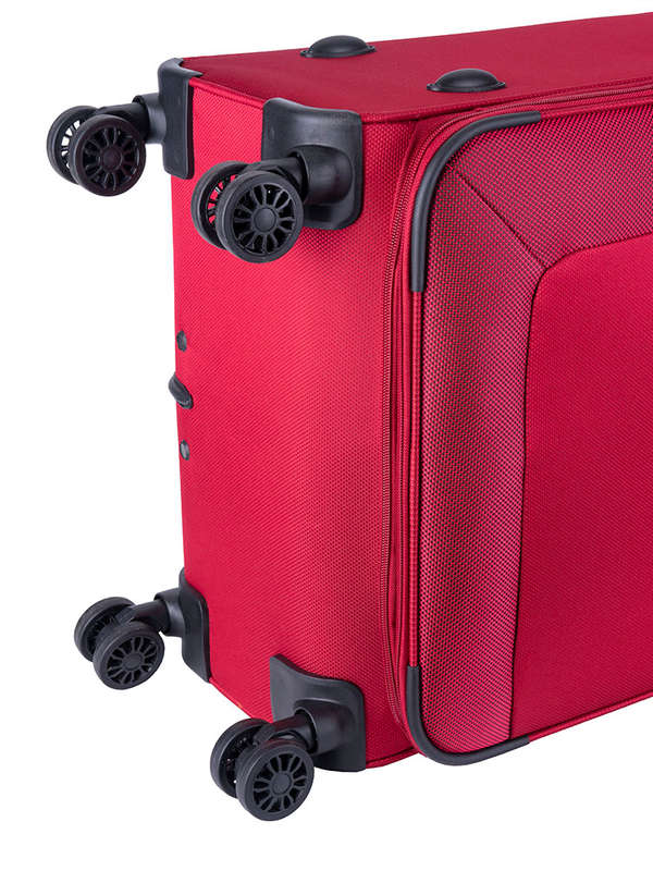 Voyager Istria Medium 4 Wheel Trolley Case -Red