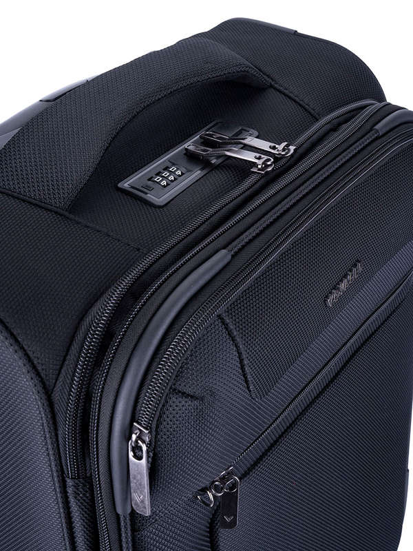 Voyager Istria 4 Wheel Carry On Trolley -Black