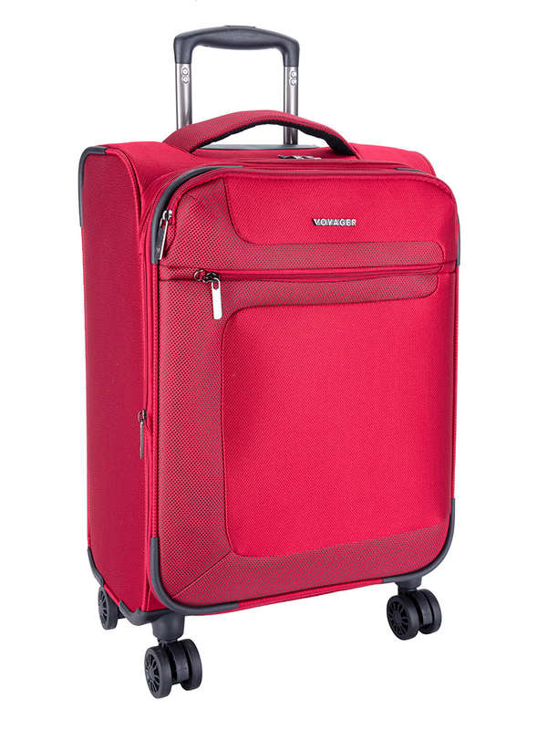 Voyager Istria 4 Wheel Carry On Trolley -Red