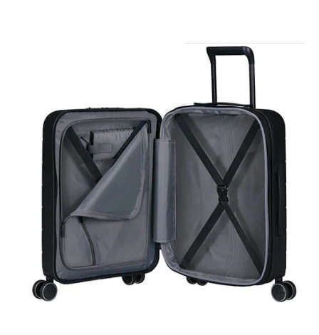 American tourister novastream spinner expandable 55cm black
