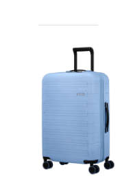 American tourister novastream spinner expanable 66cm pastle blue