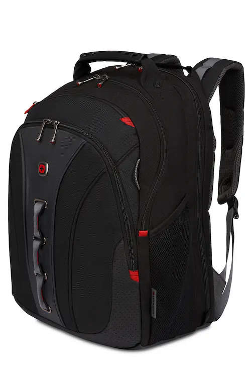 Wenger Legacy 16 inch Laptop Backpack -BLACK/GREY