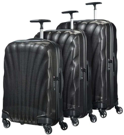 SAMSONITE C-LITE SET BLACK