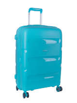 Cellini Cruze Cabin 4 Wheel Trolley Case ceramic turqouise