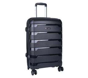 Voyager Pacific 4 Wheel Trolley Case - 75cm BLACK