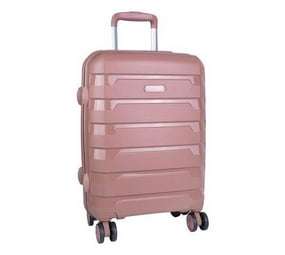 Voyager Pacific Carry On Trolley Case - 55cm dusty pink