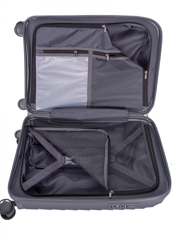Cellini Grande  4 Wheel Trolley Case carry on charcoal