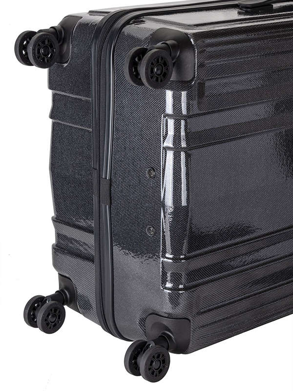 Cellini Compolite Large 4 Wheel Trolley Case black