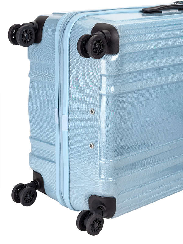 Cellini Compolite Medium 4 Wheel Trolley Case blue