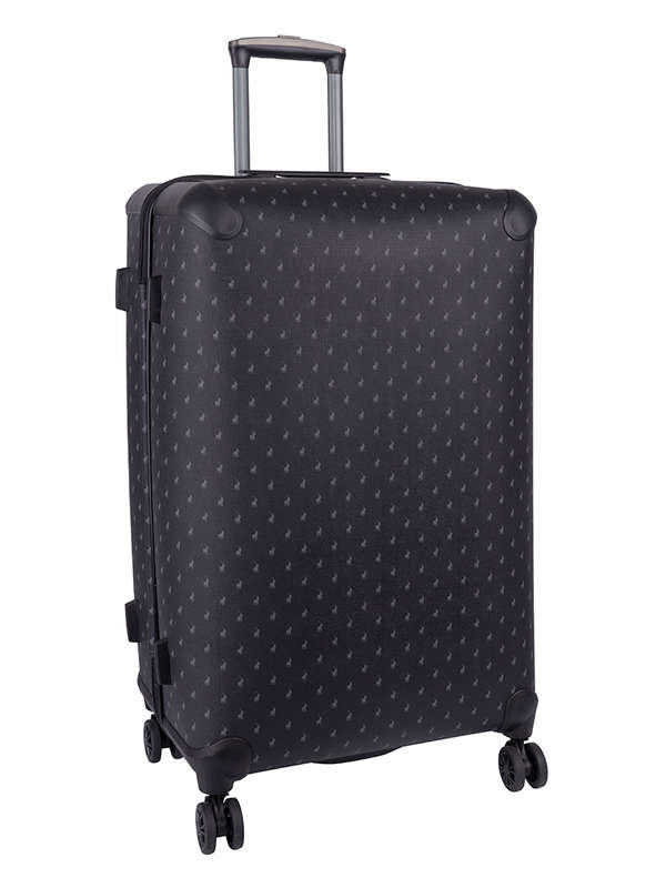 Polo Double Pack Large 4 Wheel Trolley Case grey